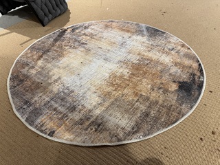 Karpet, meerkleurig, doorsnee 120 cm